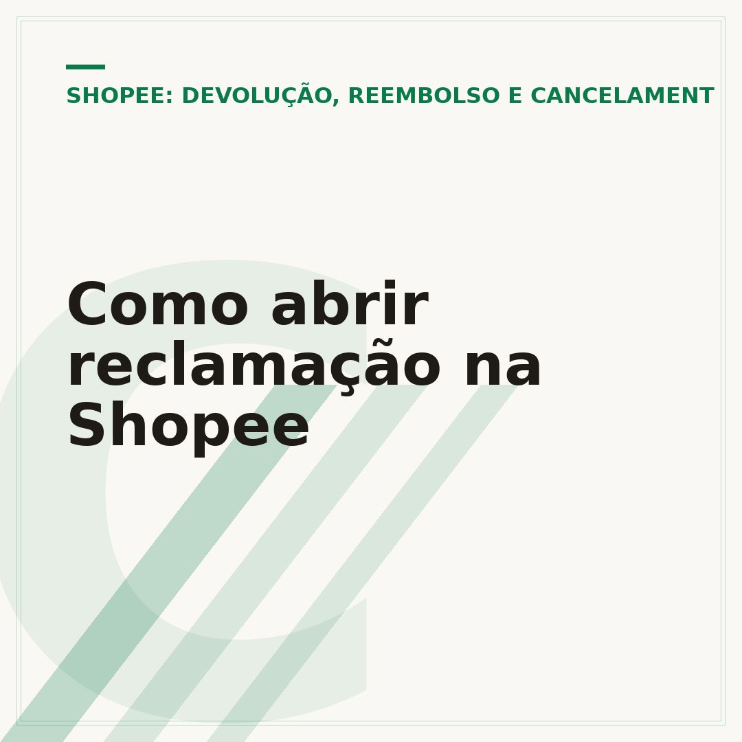 Como abrir reclamação na Shopee