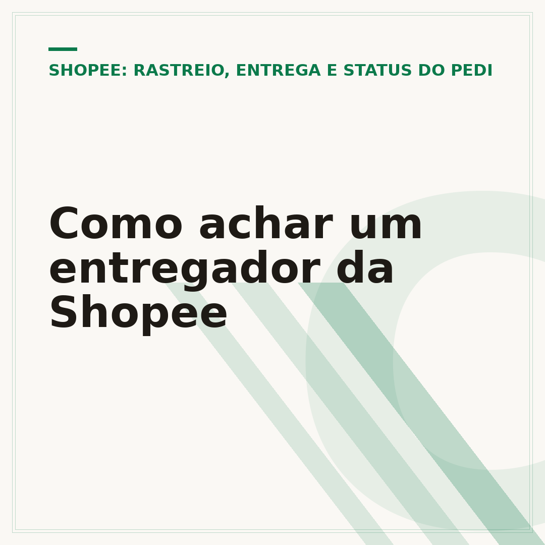Como achar um entregador da Shopee