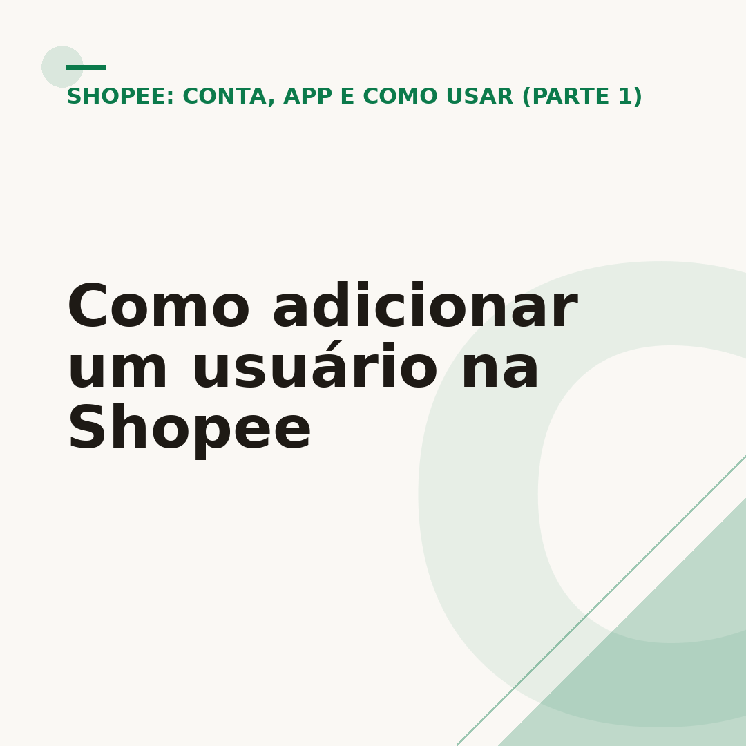 Como adicionar um usuário na Shopee