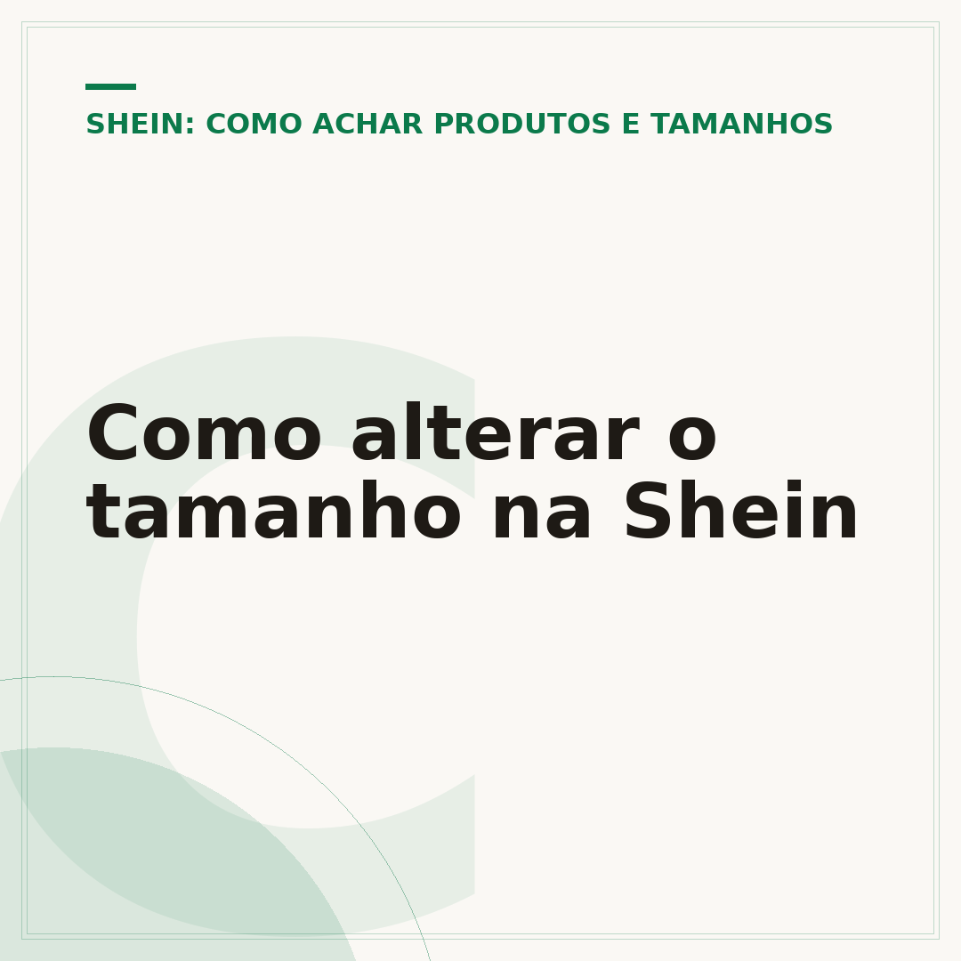 Como alterar o tamanho na Shein
