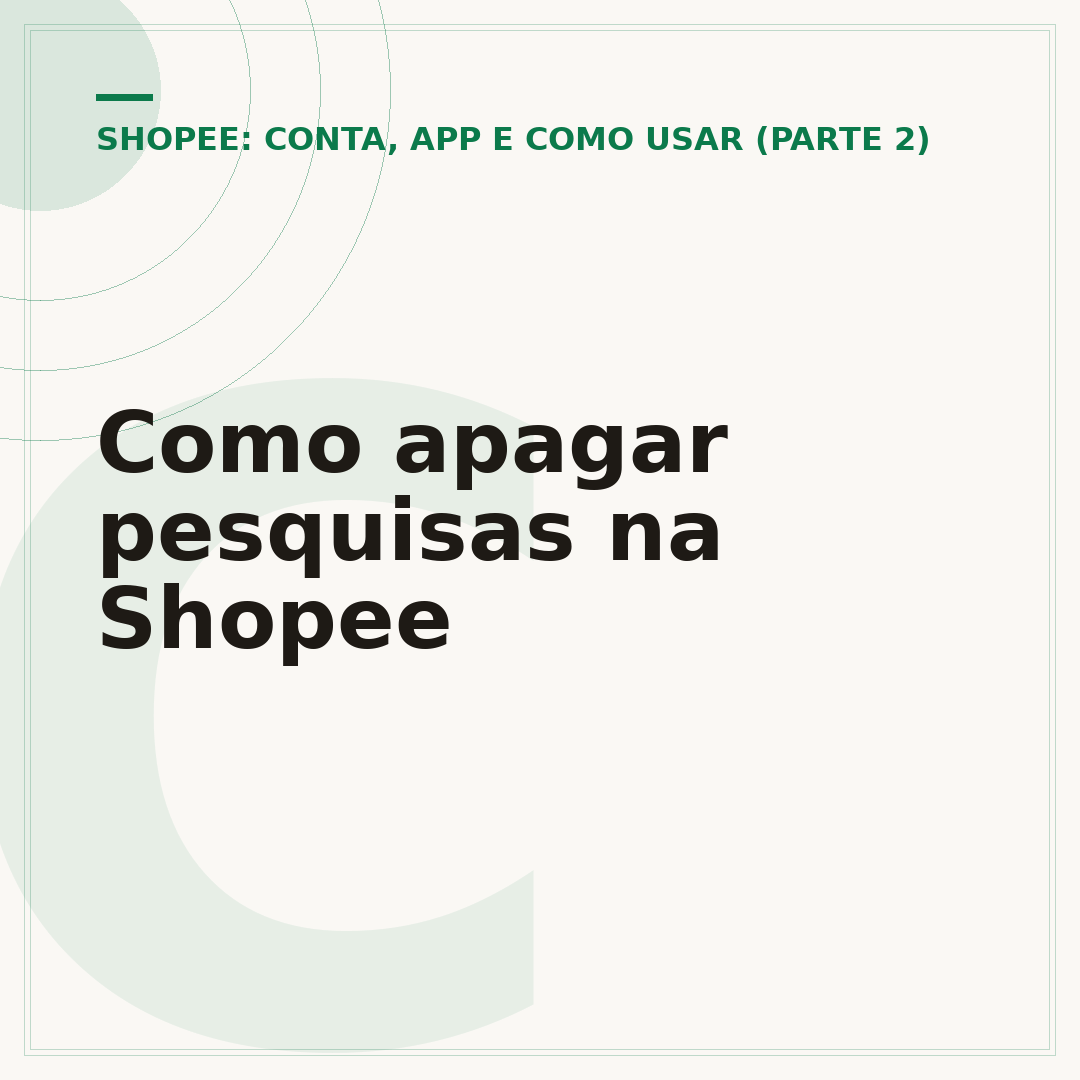 Como apagar pesquisas na Shopee