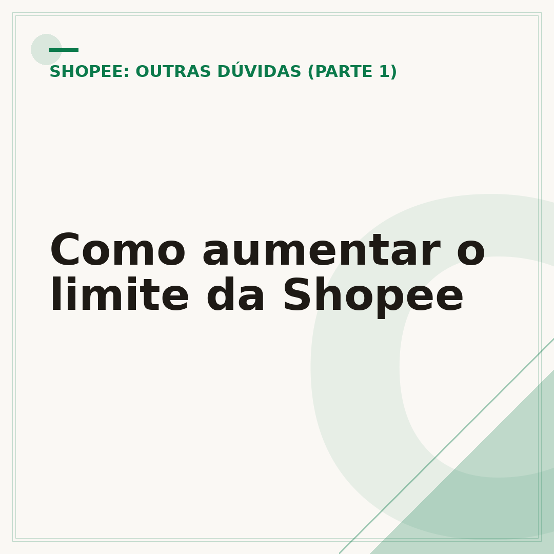 Como aumentar o limite da Shopee
