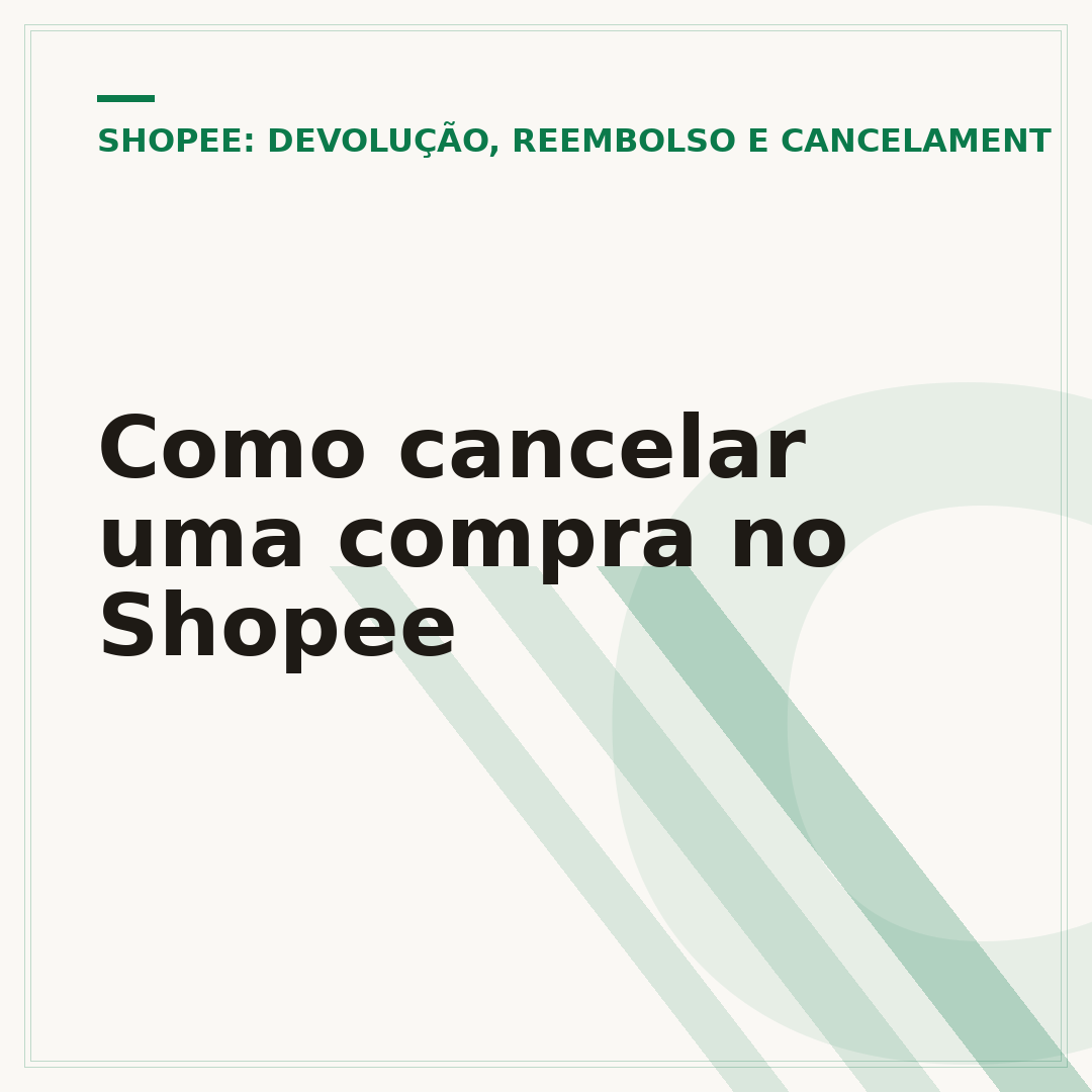Como cancelar uma compra no Shopee
