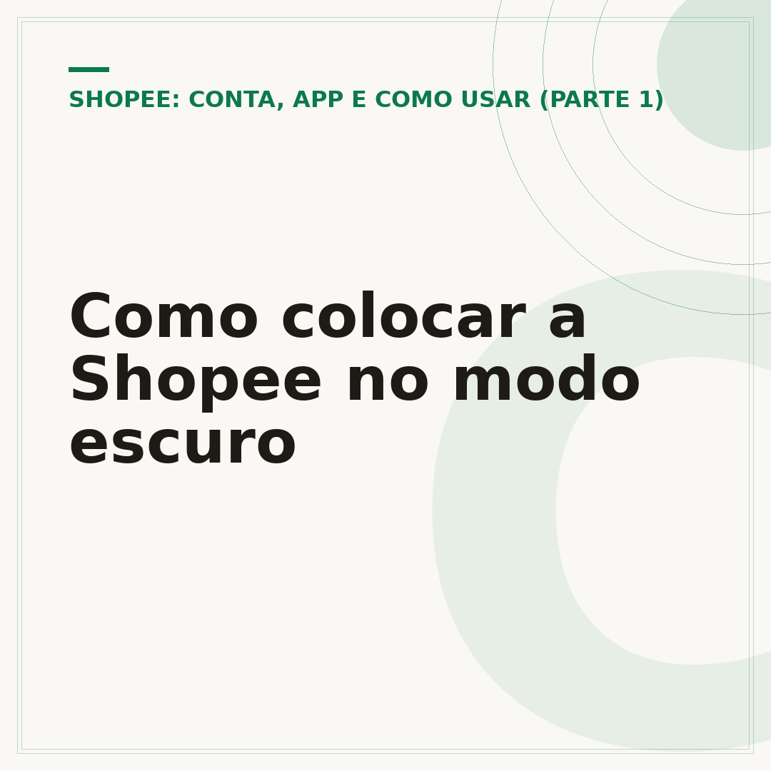 Como colocar a Shopee no modo escuro