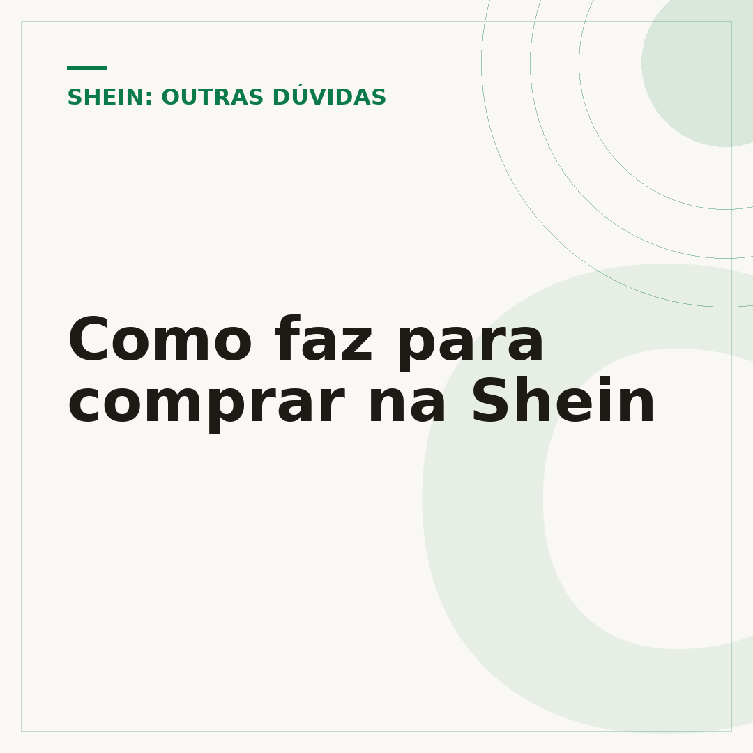 Como faz para comprar na Shein