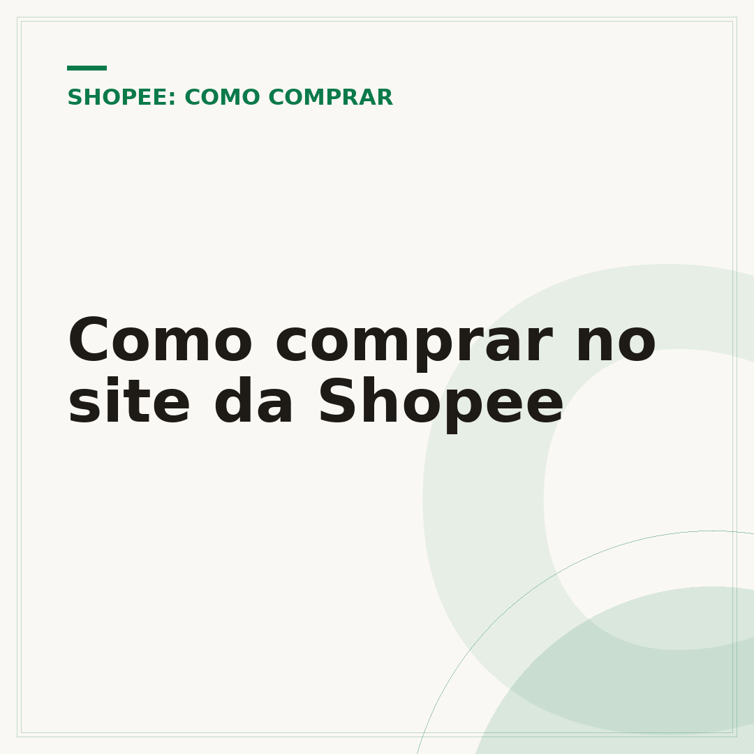 Como comprar no site da Shopee