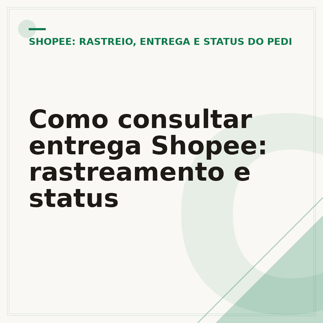 Como consultar entrega Shopee: rastreamento e status