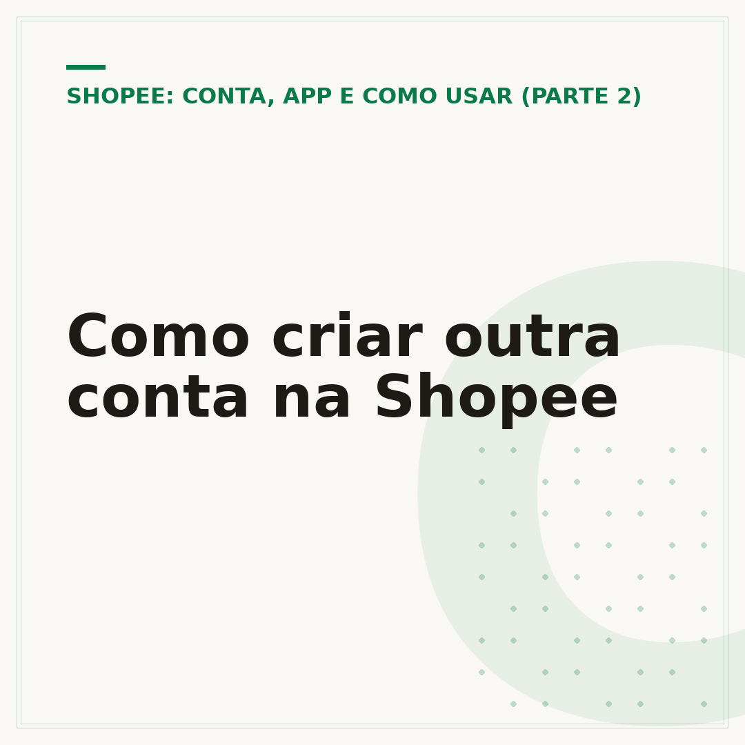 Como criar outra conta na Shopee