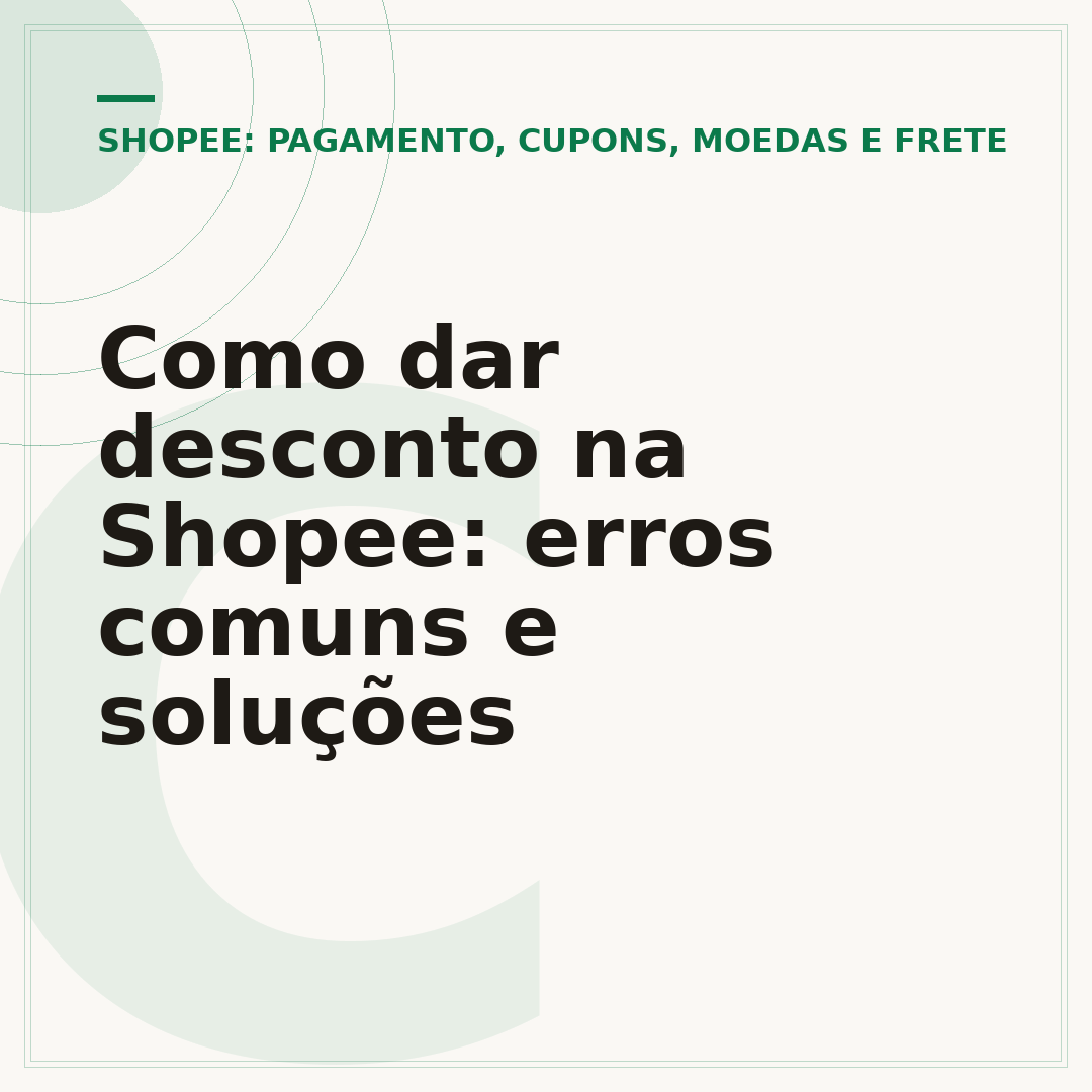 Como dar desconto na Shopee: erros comuns e soluções