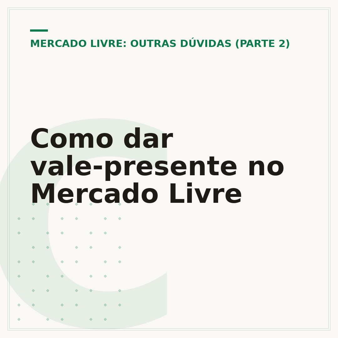 Como dar vale-presente no Mercado Livre