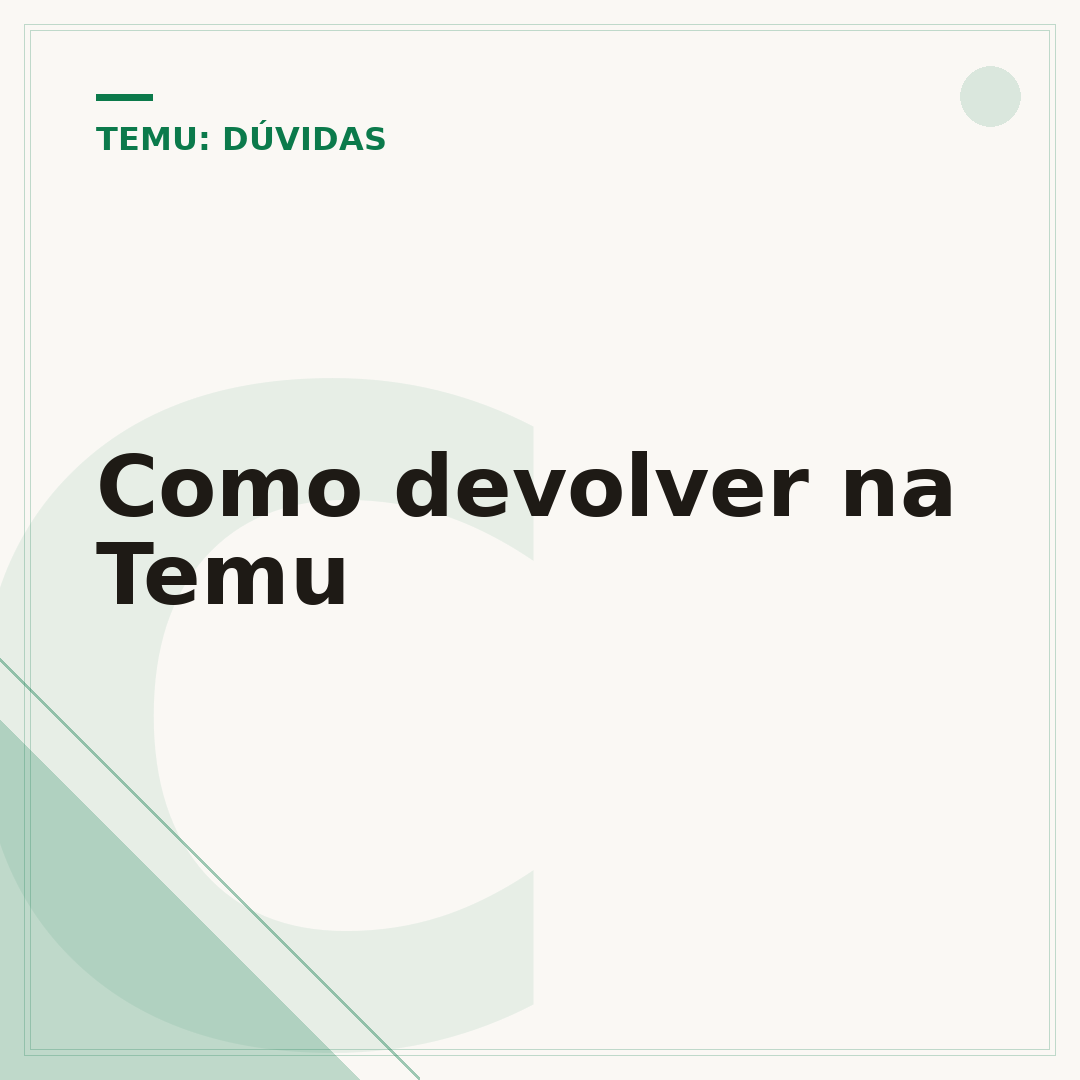 Como devolver na Temu