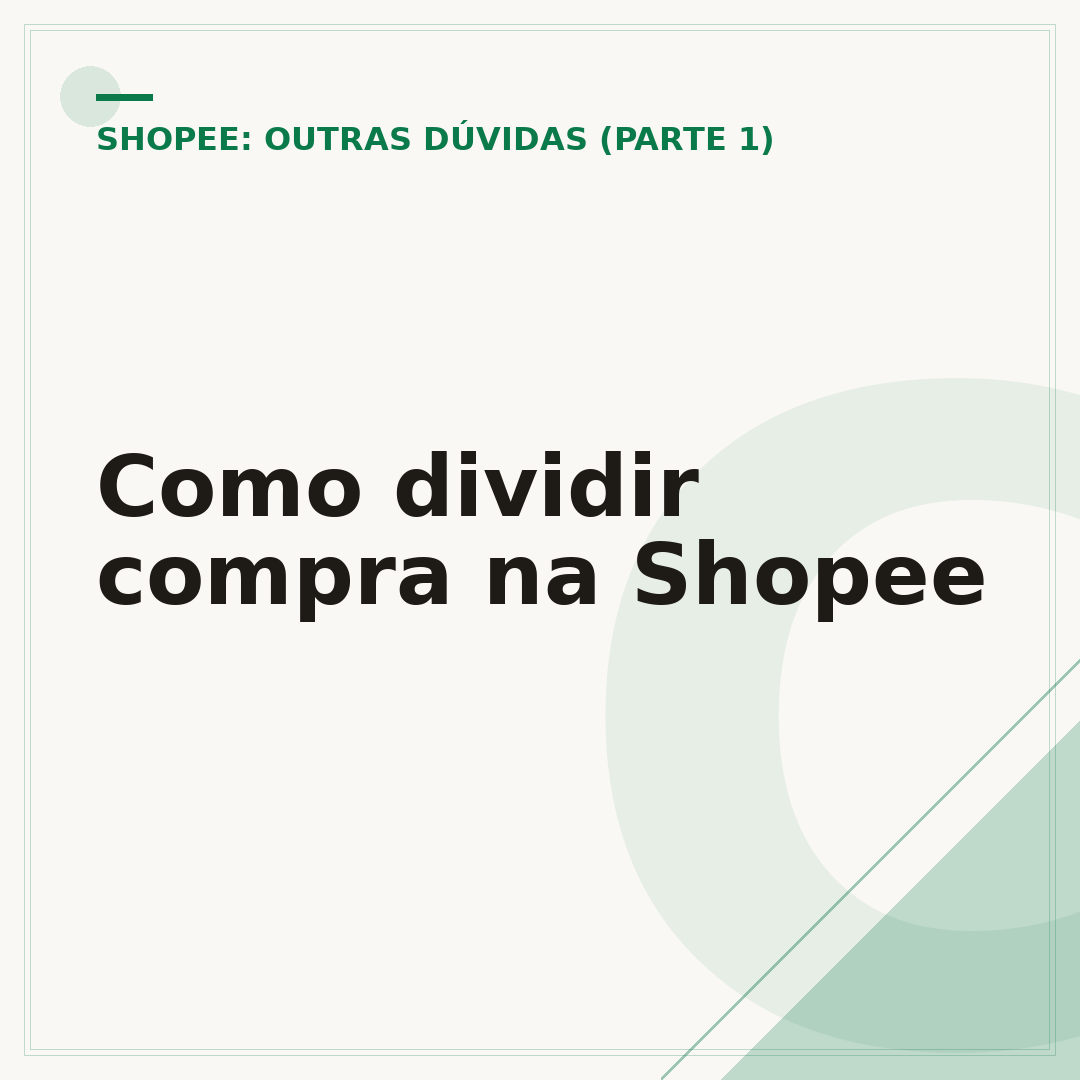 Como dividir compra na Shopee