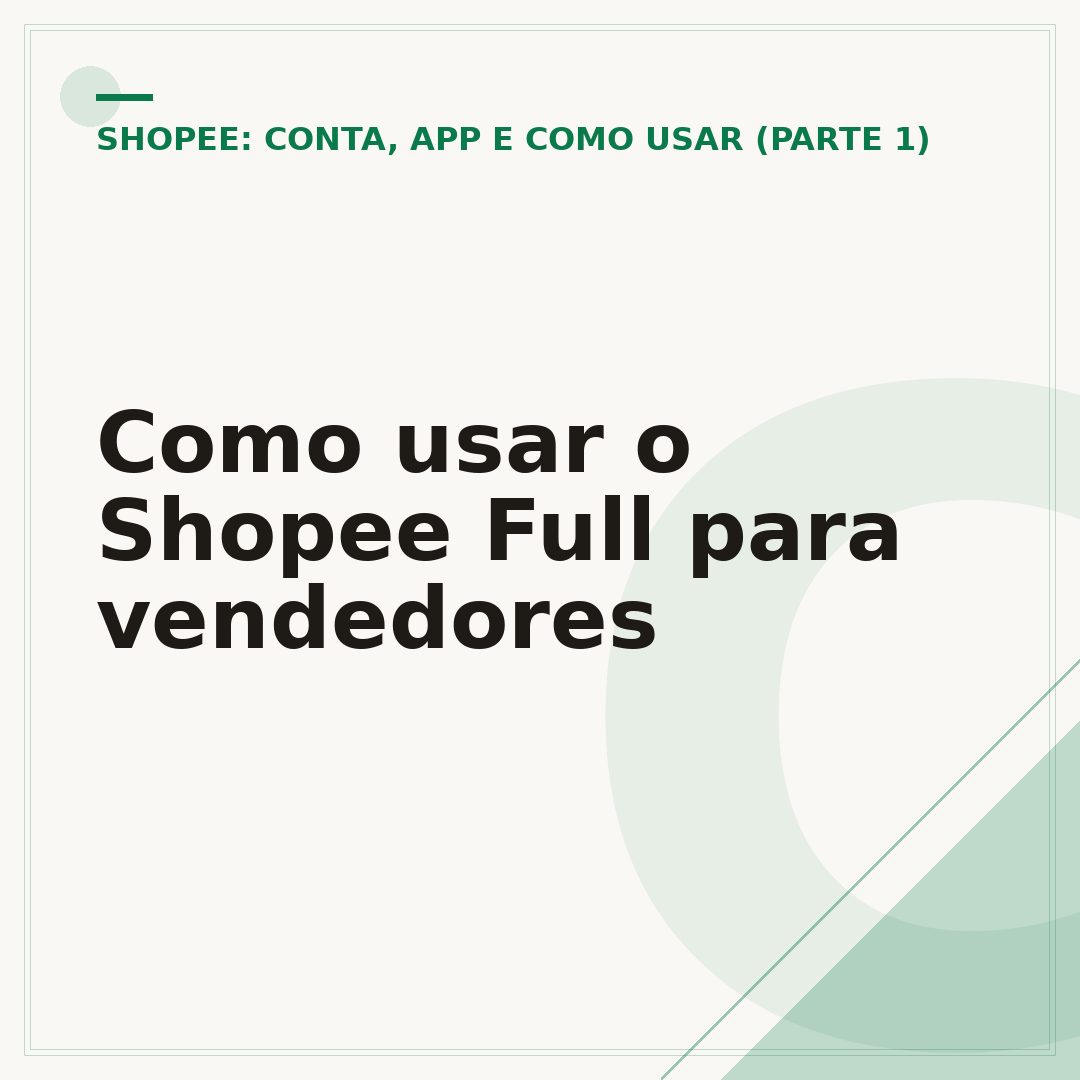 Como usar o Shopee Full para vendedores