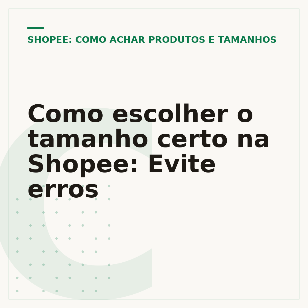 Como escolher o tamanho certo na Shopee: Evite erros
