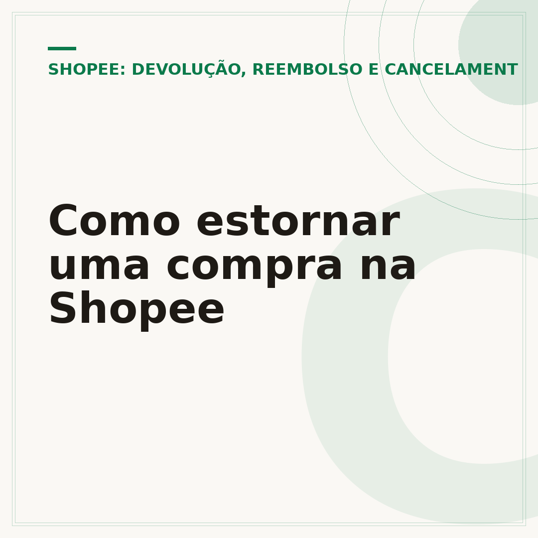 Como estornar uma compra na Shopee