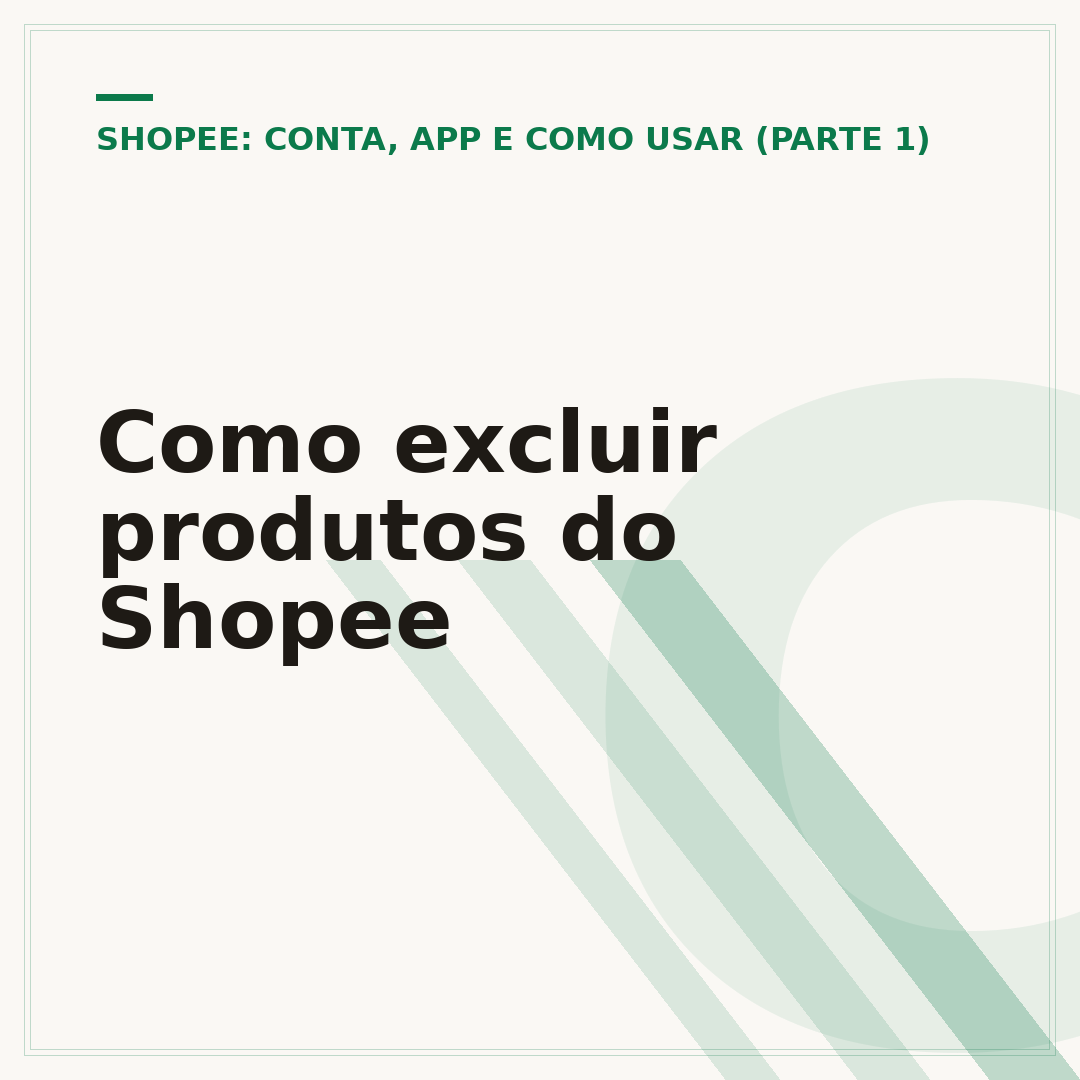 Como excluir produtos do Shopee