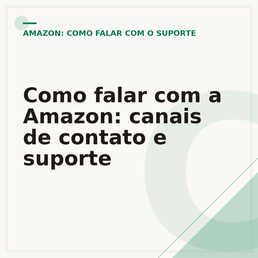 Como falar com a Amazon: canais de contato e suporte