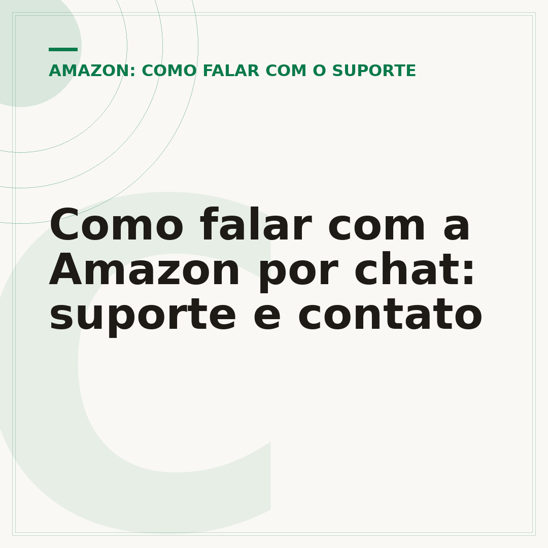 Como falar com a Amazon por chat: suporte e contato