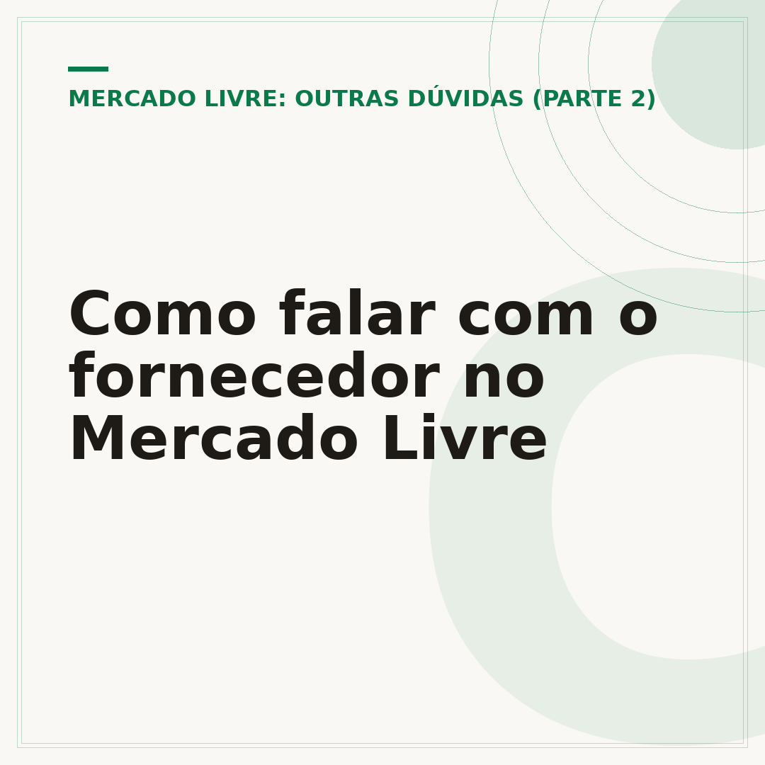Como falar com o fornecedor no Mercado Livre