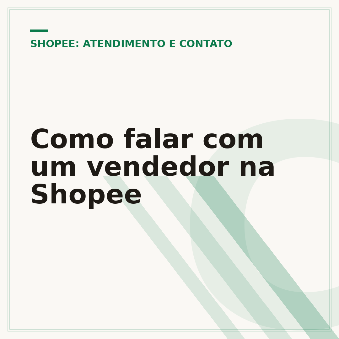 Como falar com um vendedor na Shopee