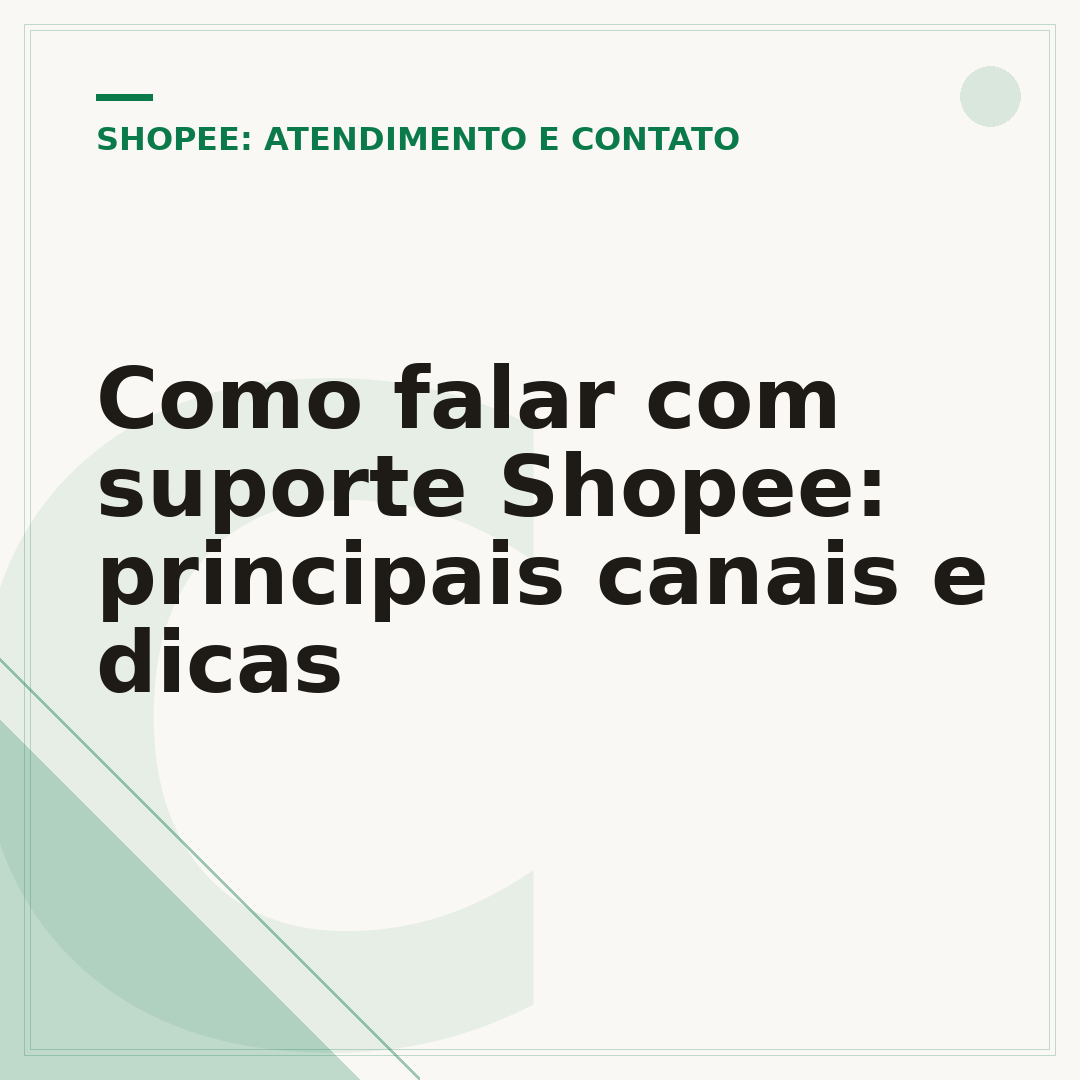 Como falar com suporte Shopee: principais canais e dicas