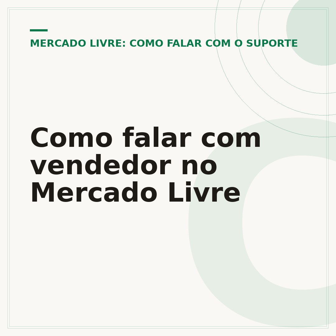 Como falar com vendedor no Mercado Livre