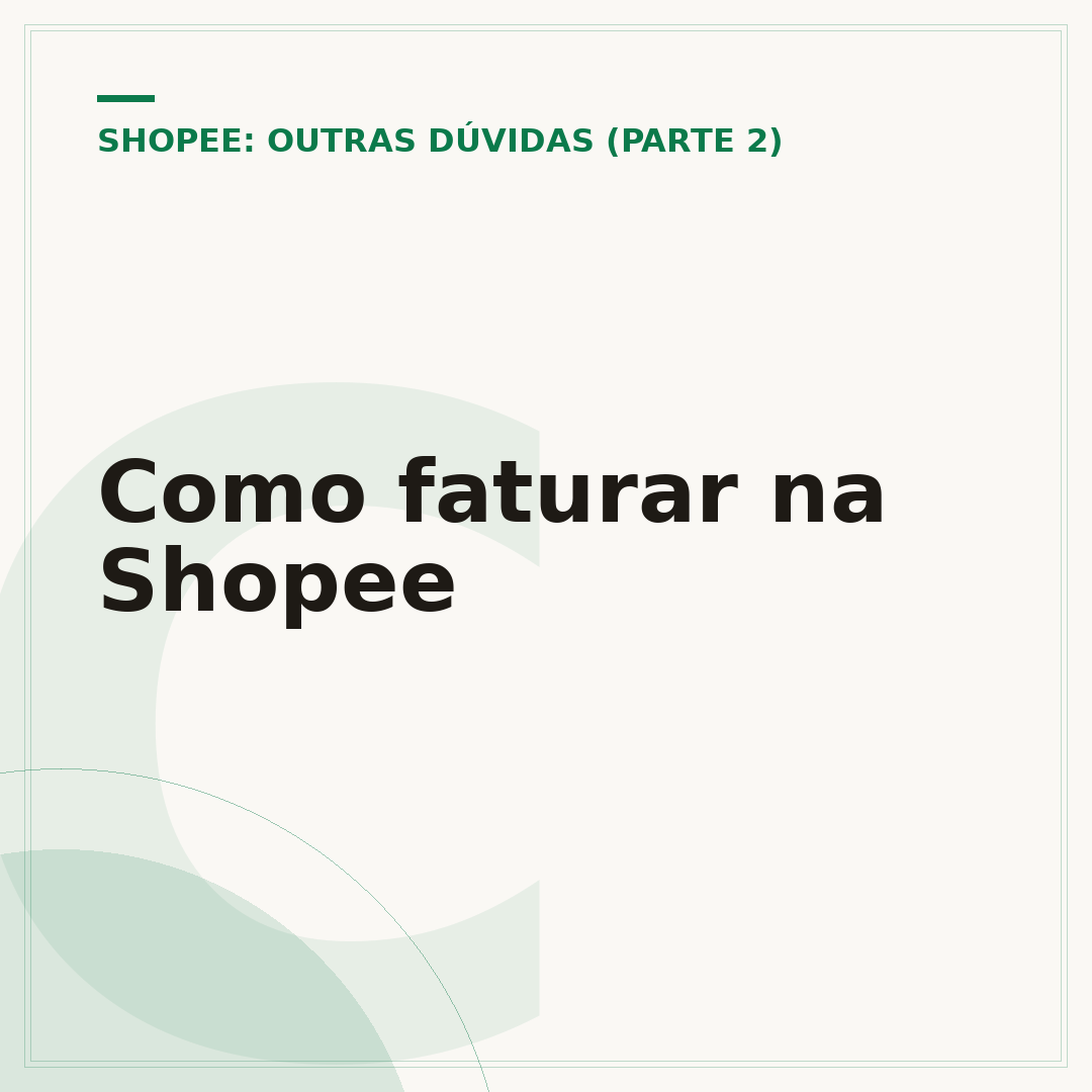 Como faturar na Shopee