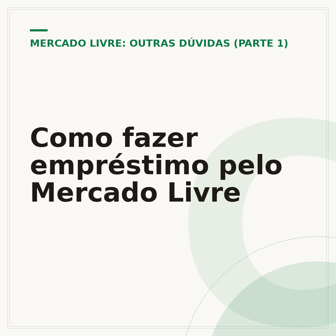 Como fazer empréstimo pelo Mercado Livre