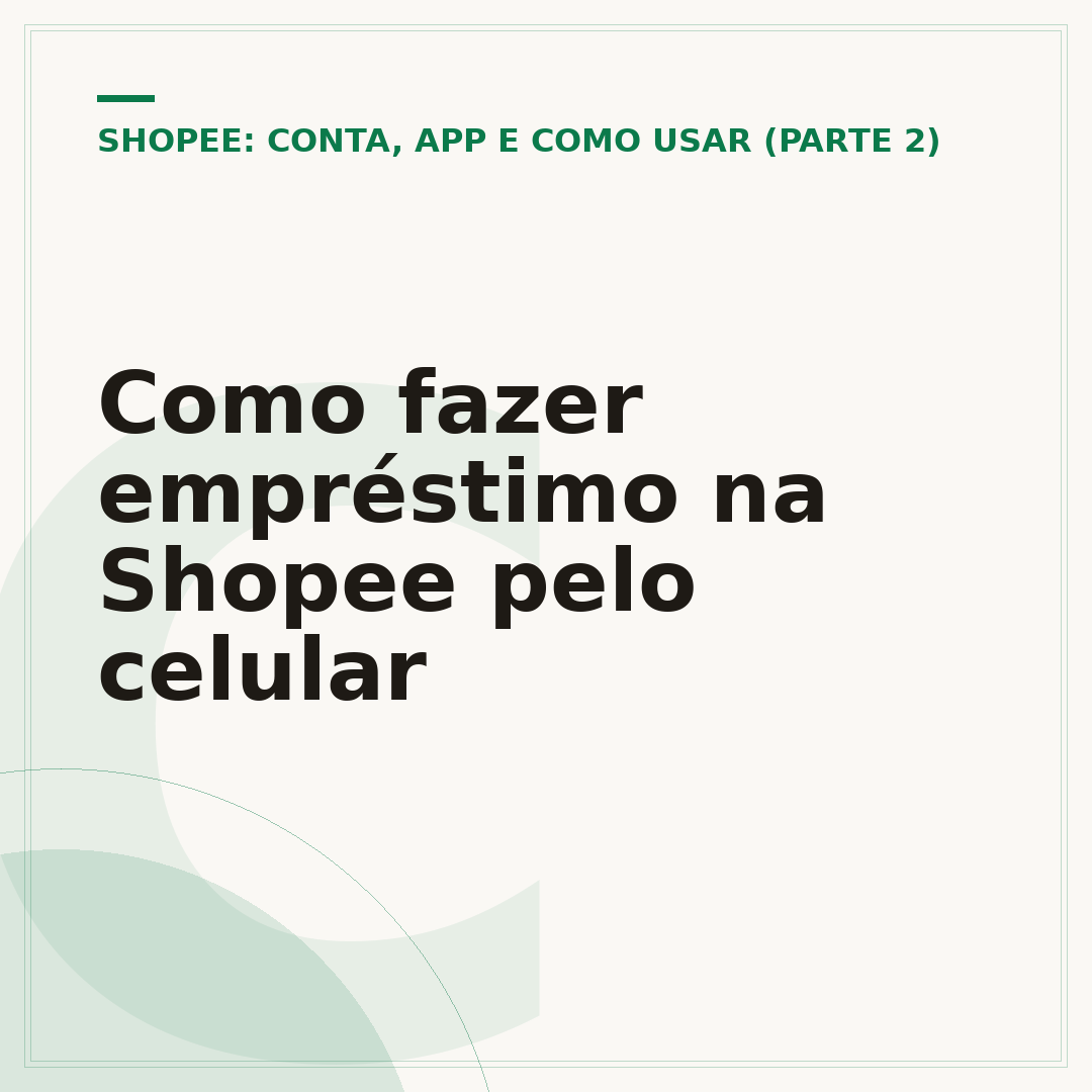 Como fazer empréstimo na Shopee pelo celular