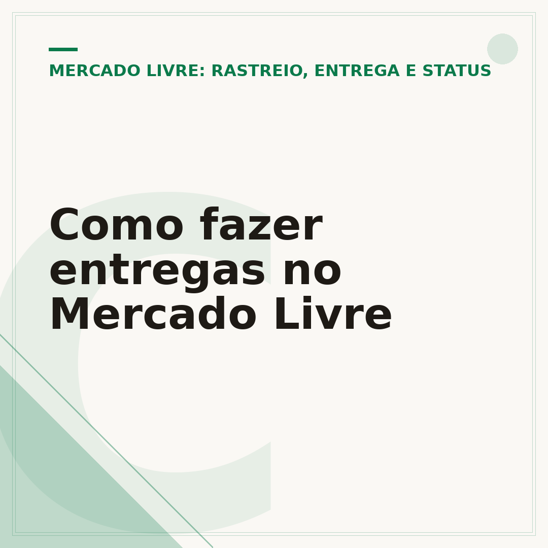 Como fazer entregas no Mercado Livre