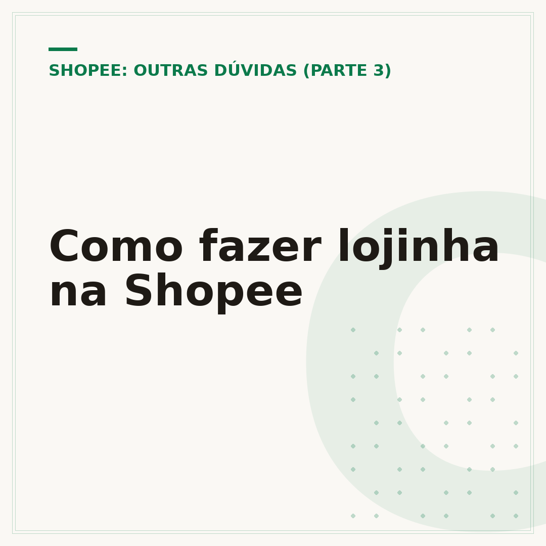 Como fazer lojinha na Shopee