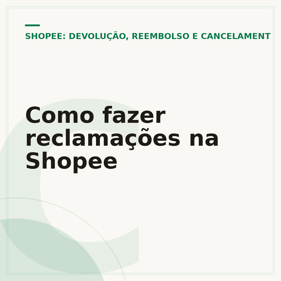 Como fazer reclamações na Shopee