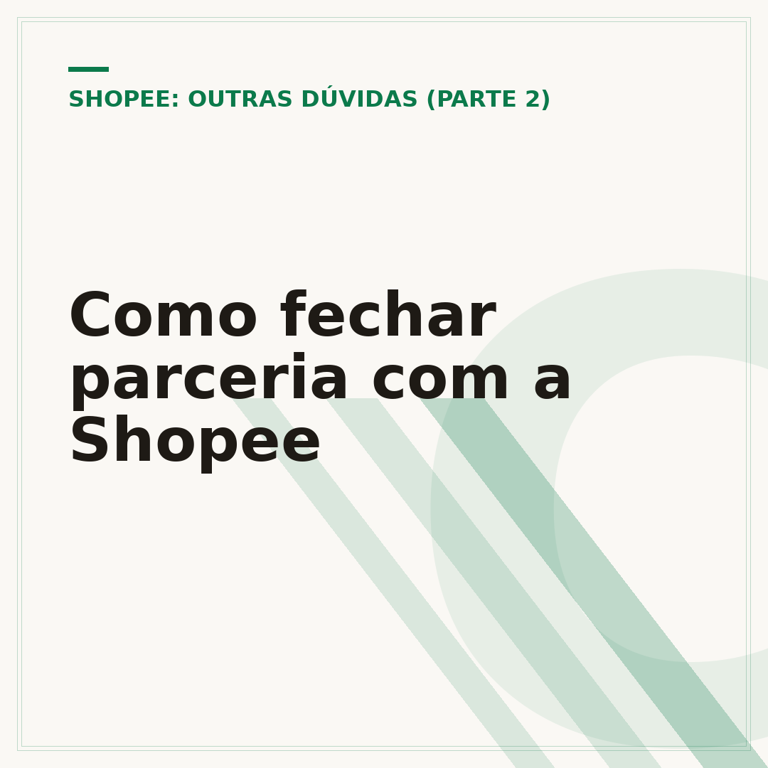 Como fechar parceria com a Shopee