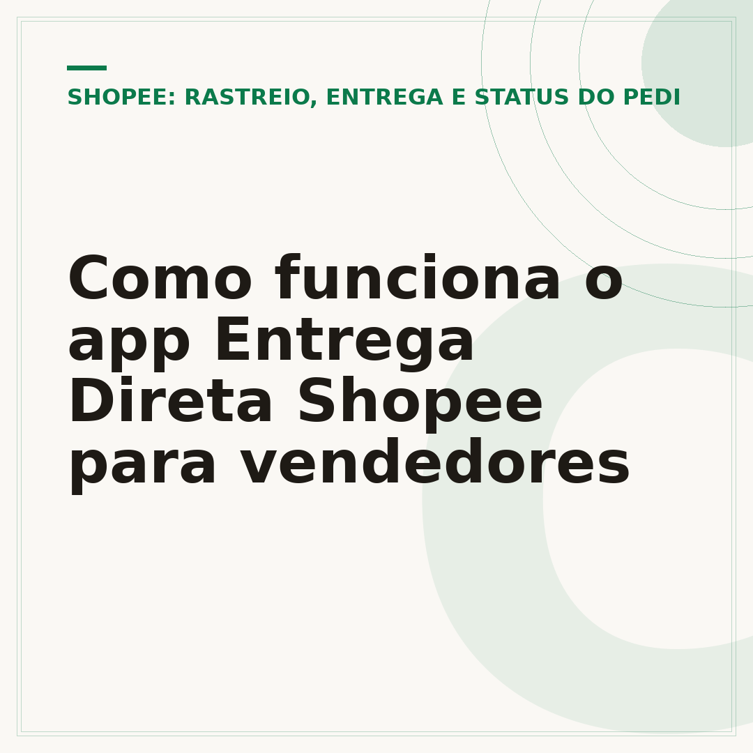 Como funciona o app Entrega Direta Shopee para vendedores