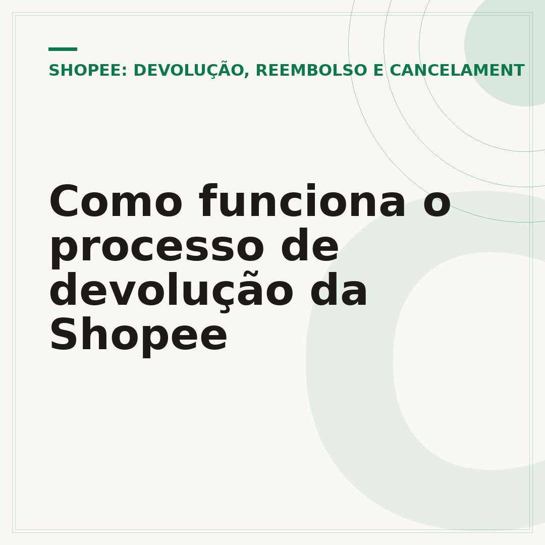 Como funciona o processo de devolução da Shopee