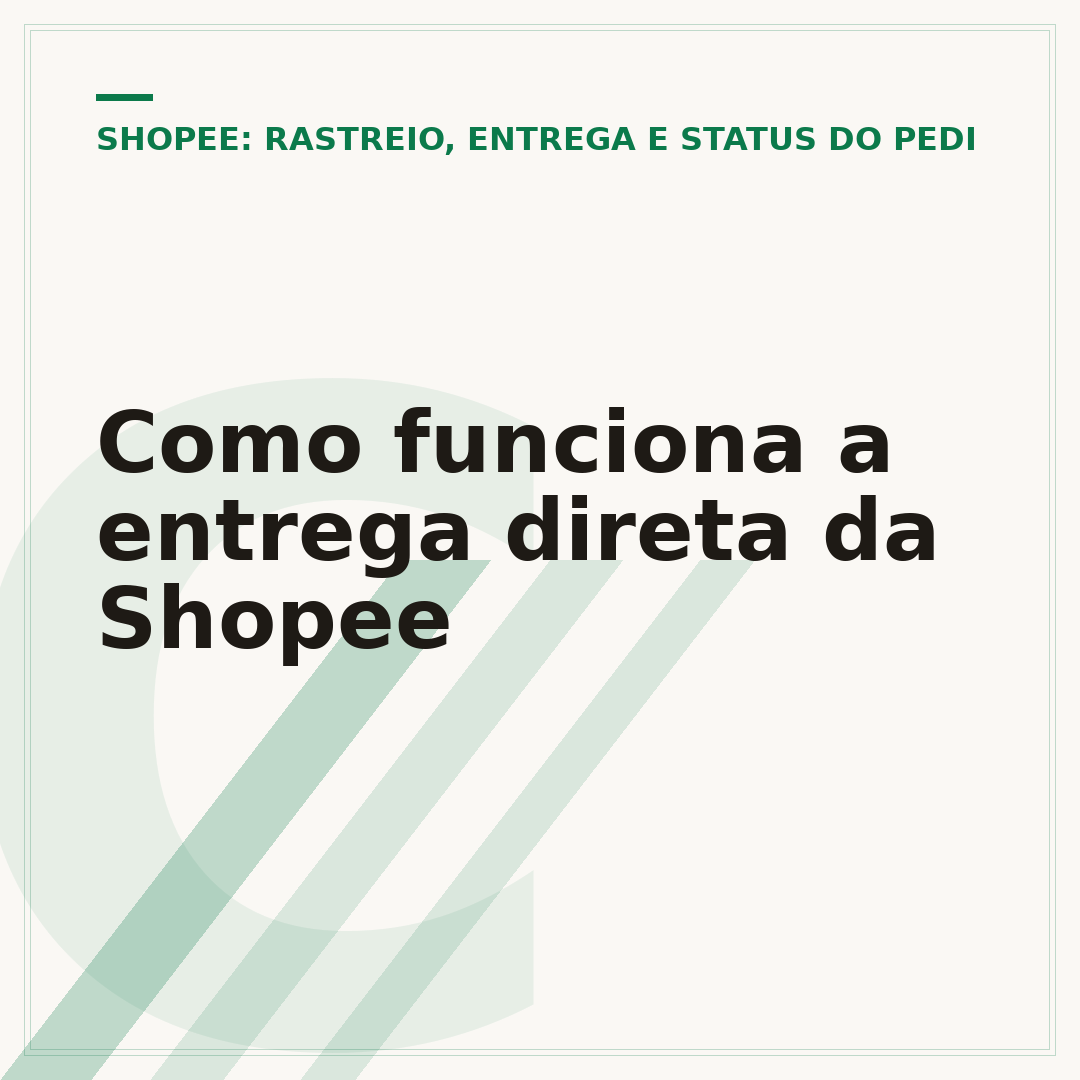 Como funciona a entrega direta da Shopee