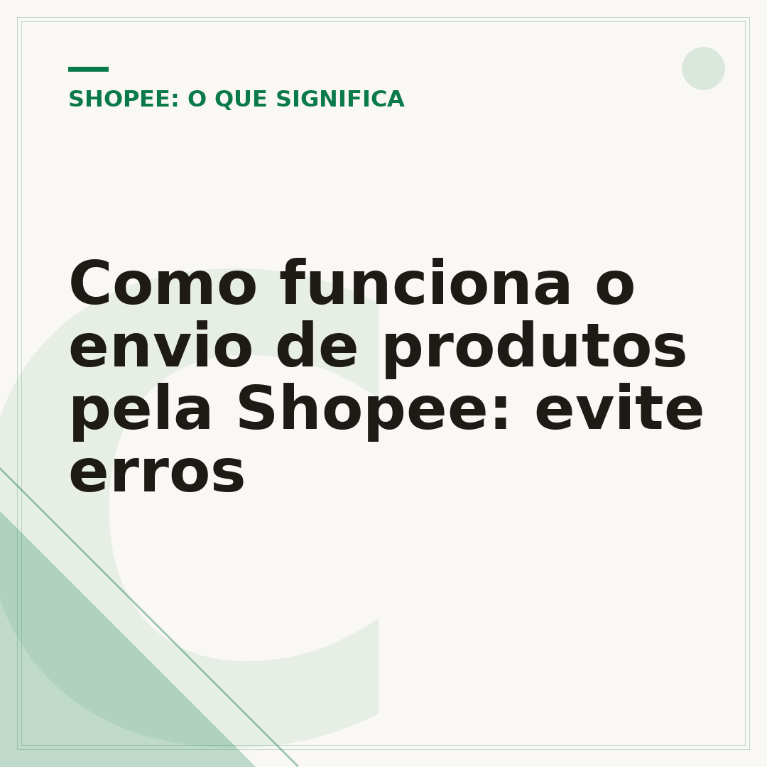 Como funciona o envio de produtos pela Shopee: evite erros