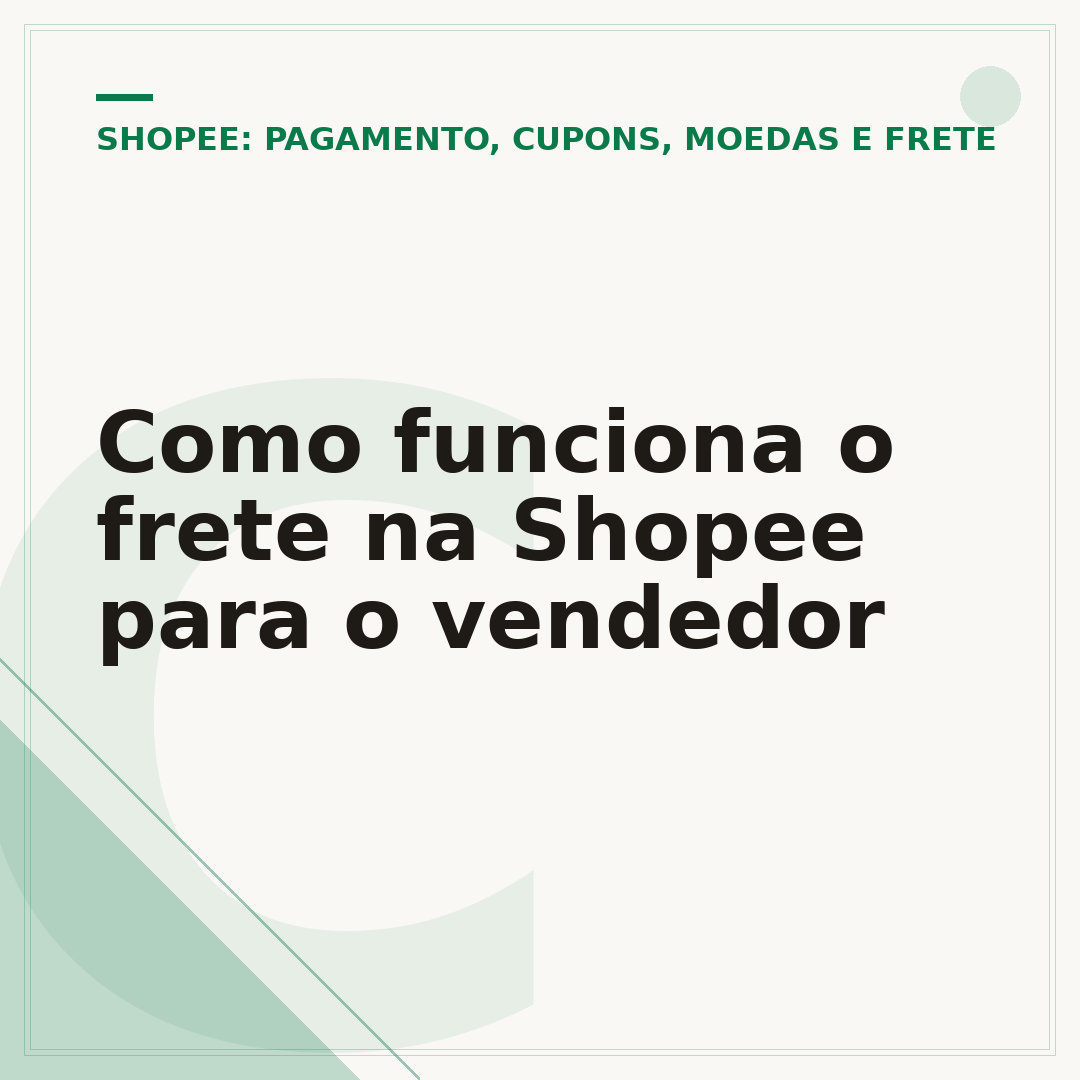 Como funciona o frete na Shopee para o vendedor