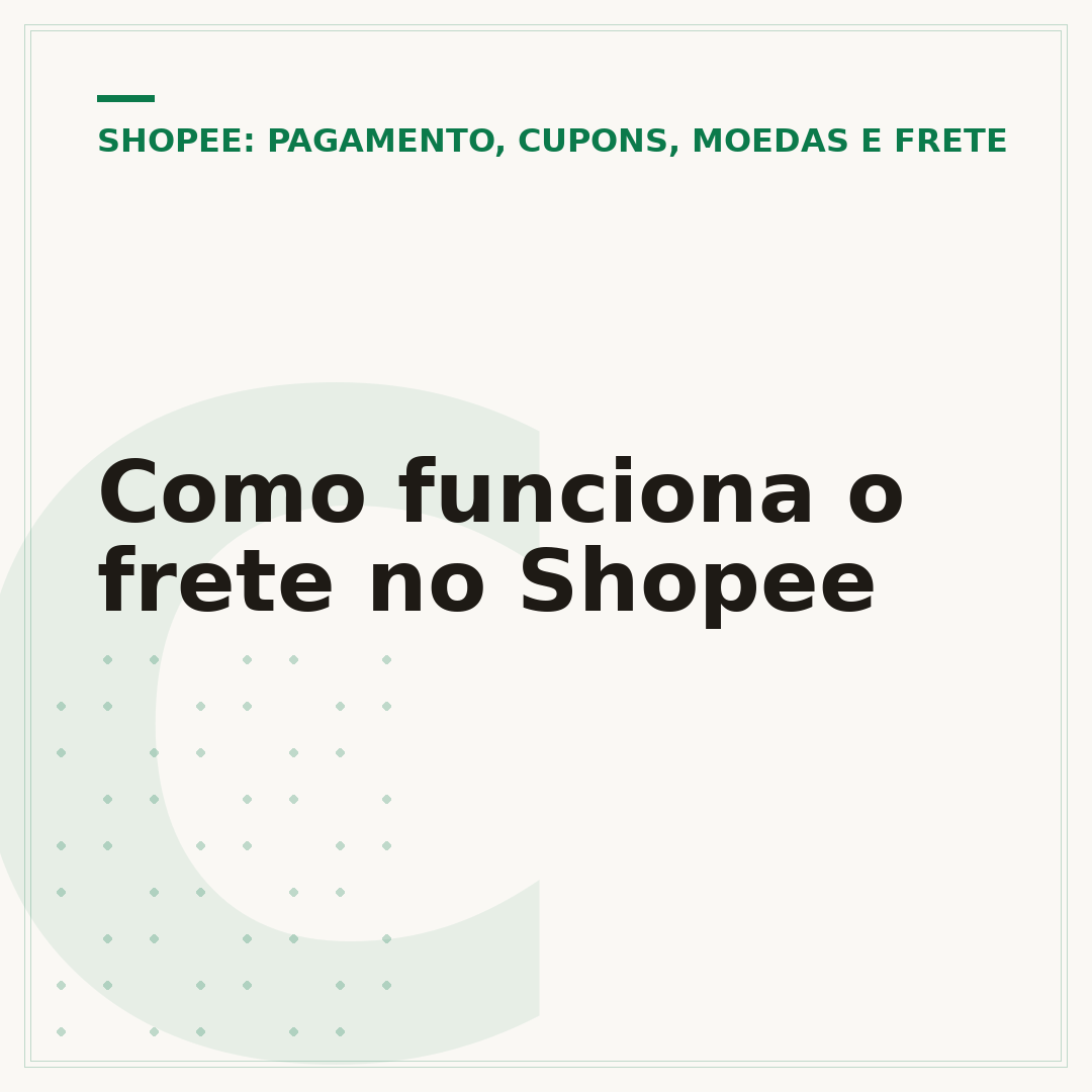 Como funciona o frete no Shopee