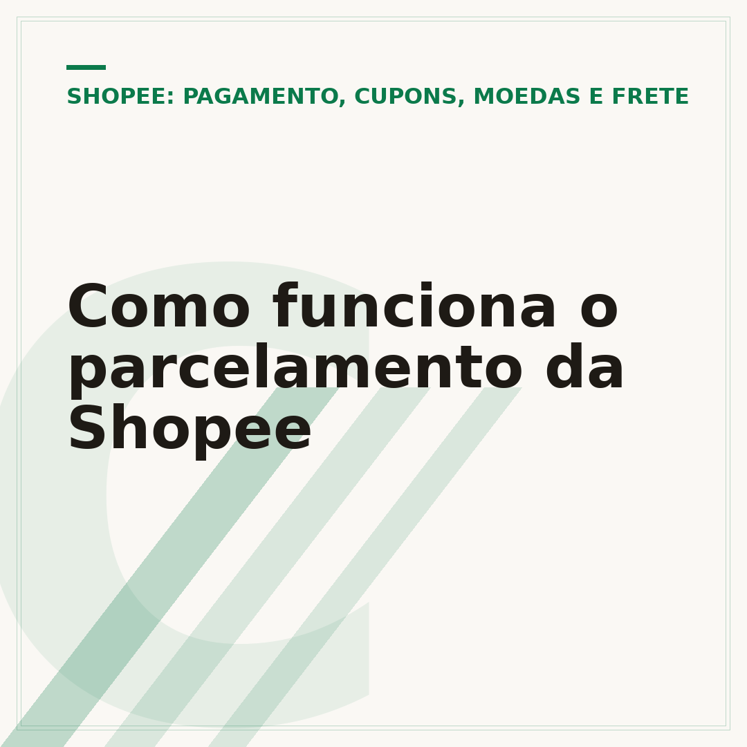 Como funciona o parcelamento da Shopee