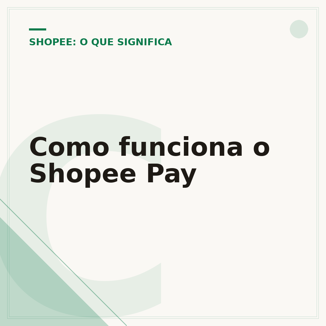 Como funciona o Shopee Pay