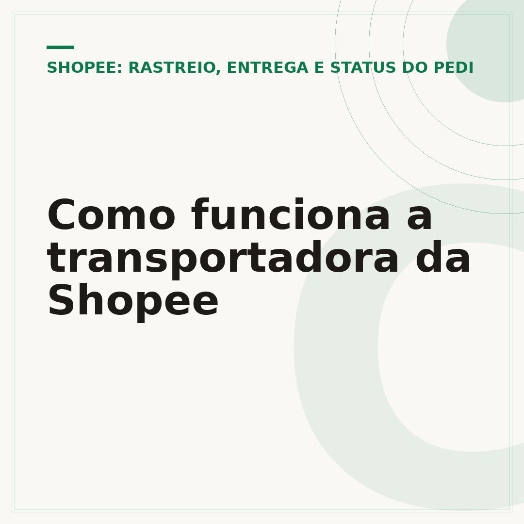Como funciona a transportadora da Shopee