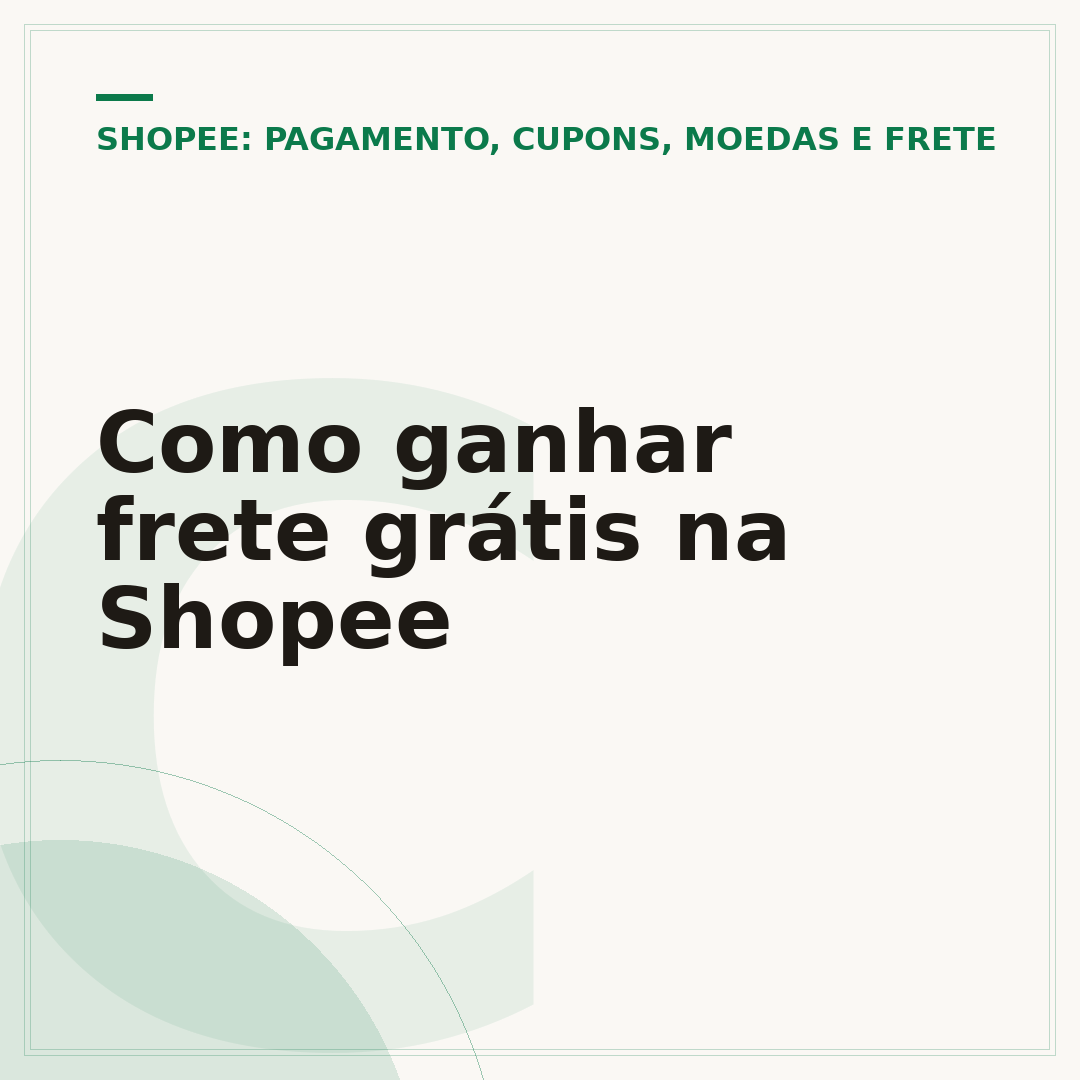 Como ganhar frete grátis na Shopee