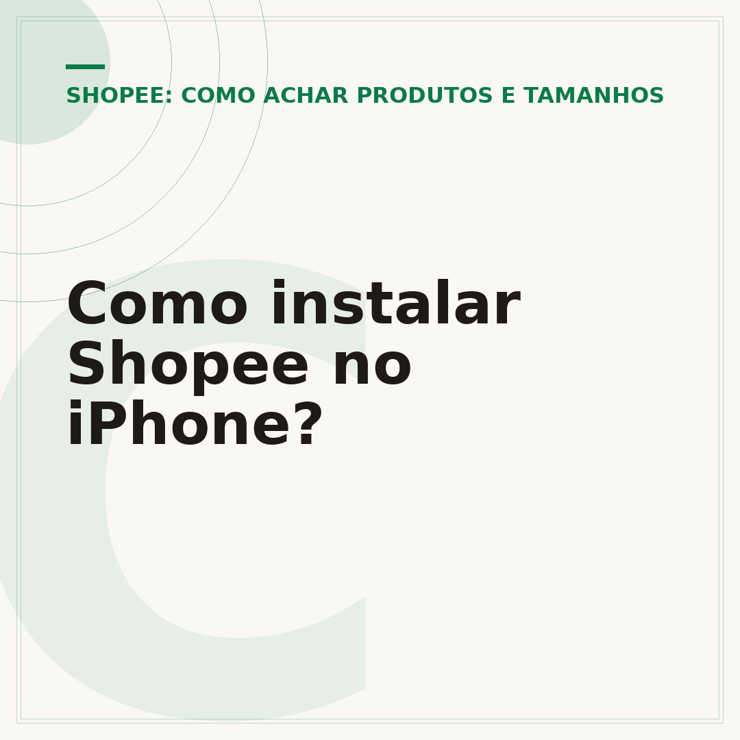 Como instalar Shopee no iPhone?