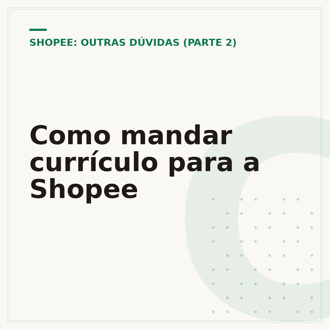 Como mandar currículo para a Shopee