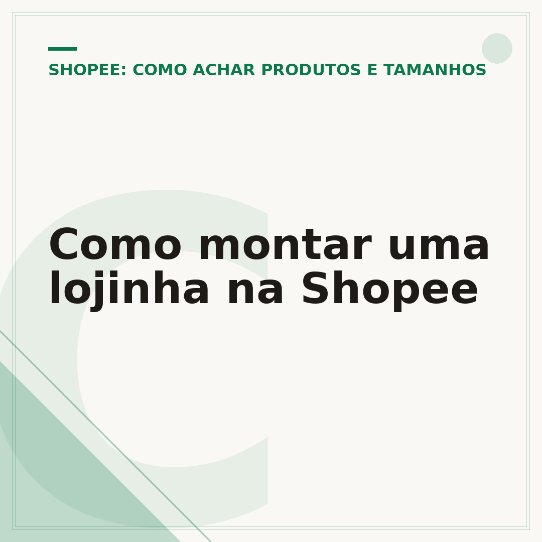Como montar uma lojinha na Shopee