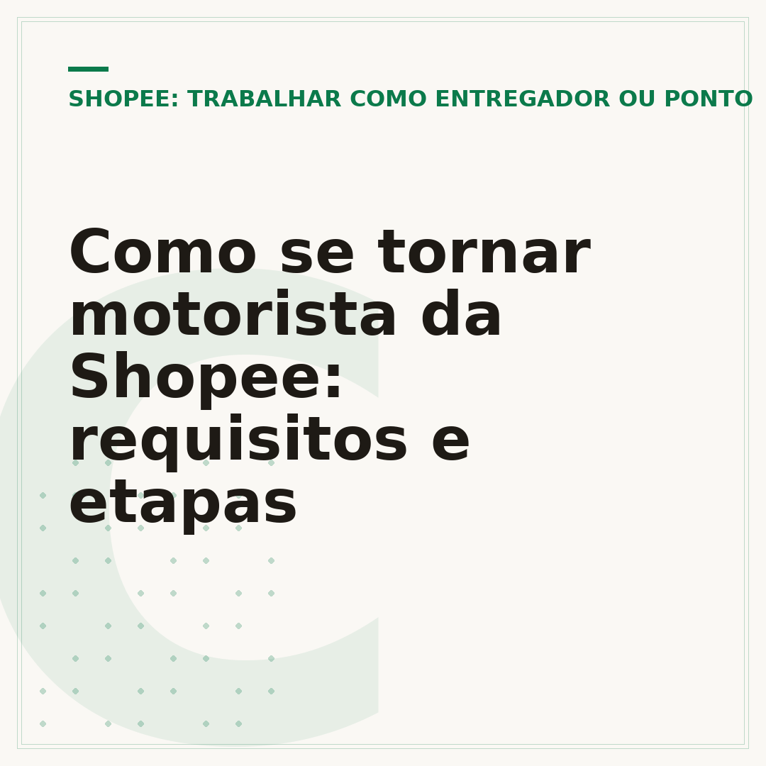 Como se tornar motorista da Shopee: requisitos e etapas