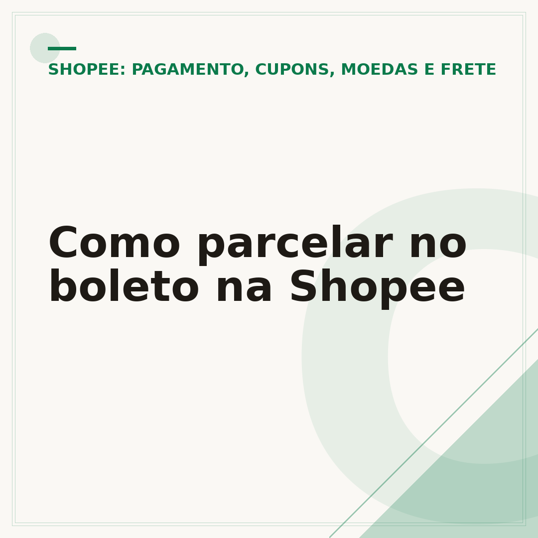 Como parcelar no boleto na Shopee