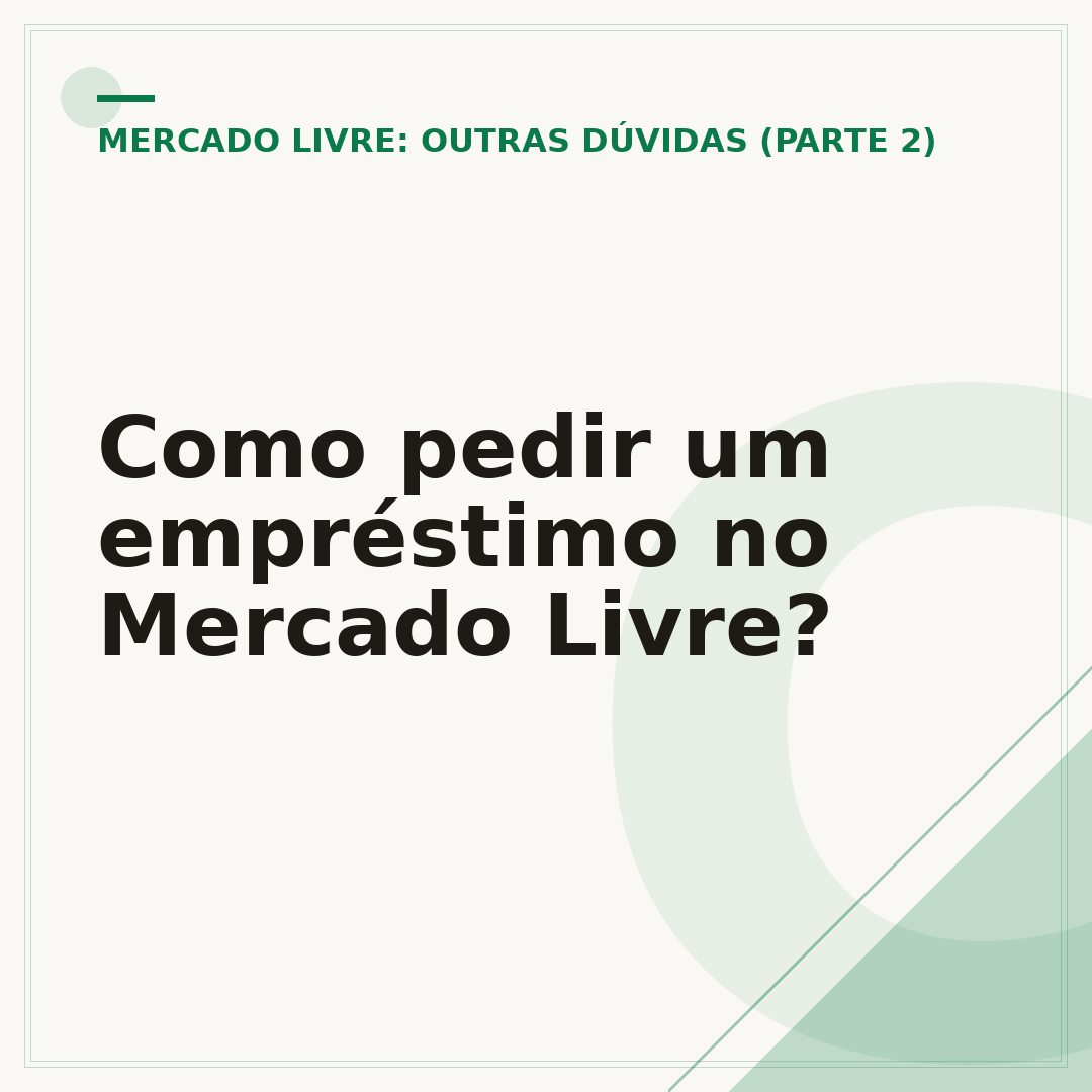 Como pedir um empréstimo no Mercado Livre?