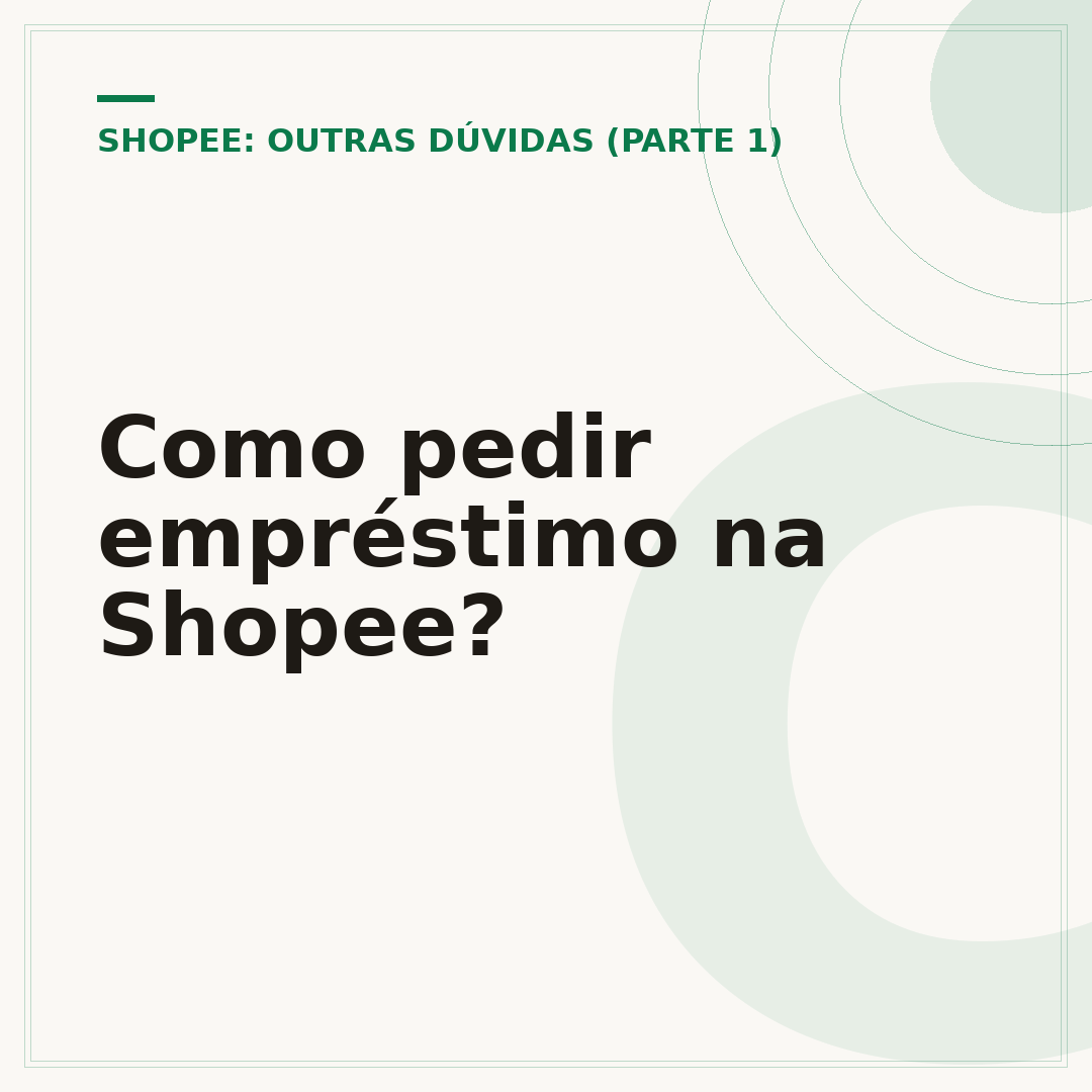 Como pedir empréstimo na Shopee?